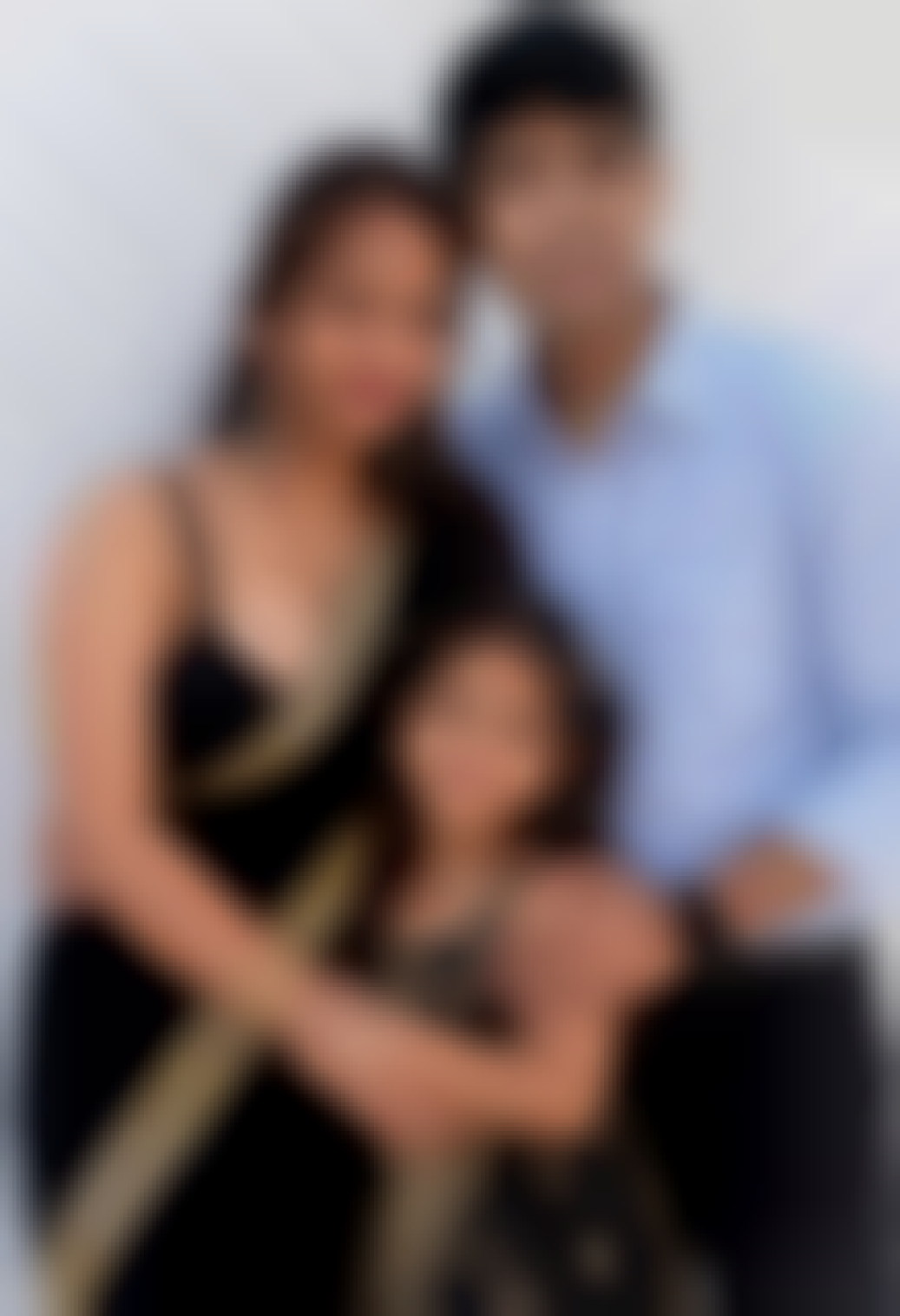 Supporting photo for daughter look with parents
