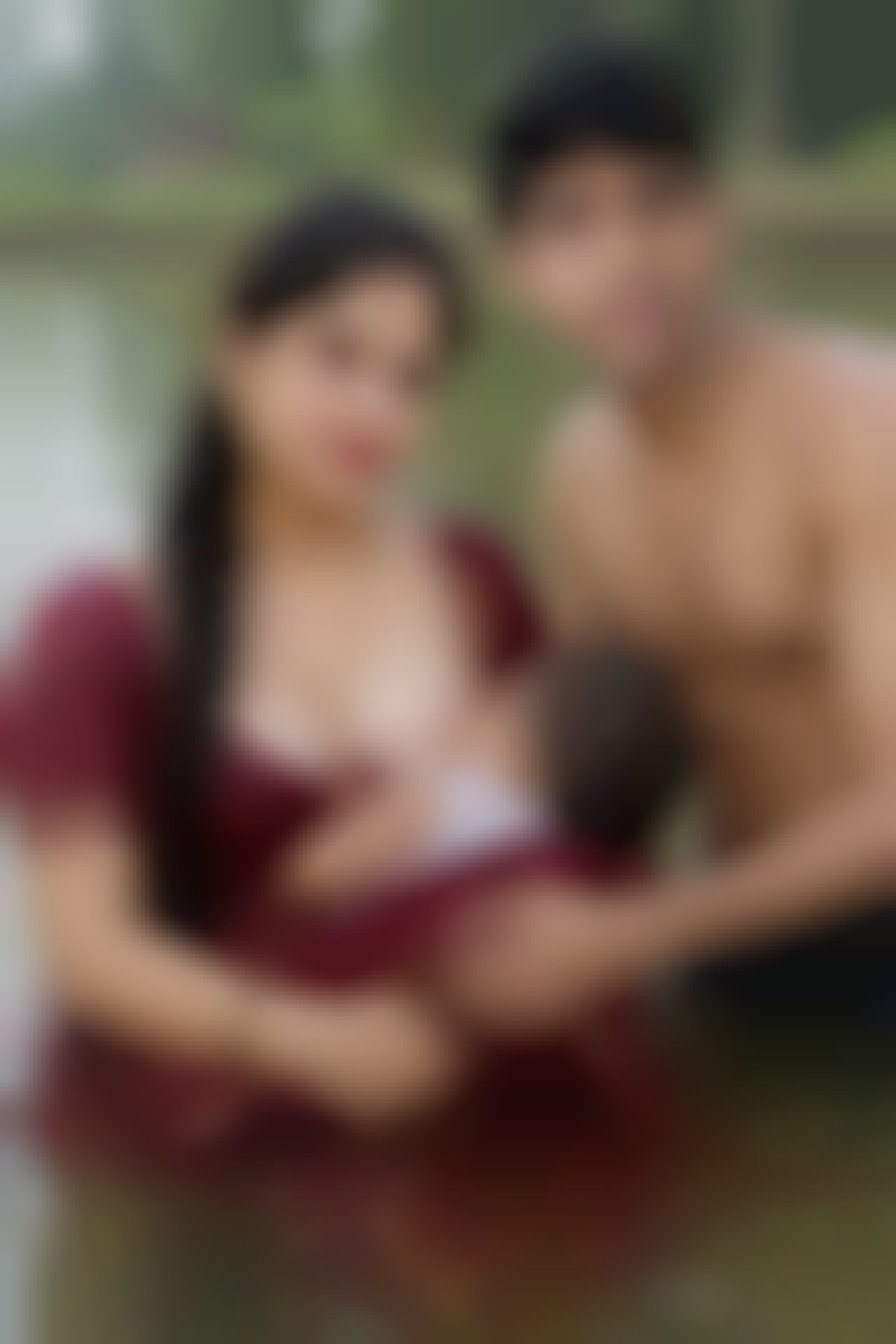 couple breastfeeding